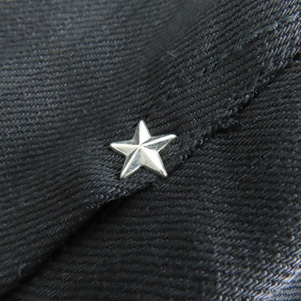 実際に弊社で買取させて頂いたHYSTERIC GLAMOUR/ヒステリックグラマー KINKY JEANS スタースタッズ デニムジャケット 02181AB07 Mの画像 6枚目