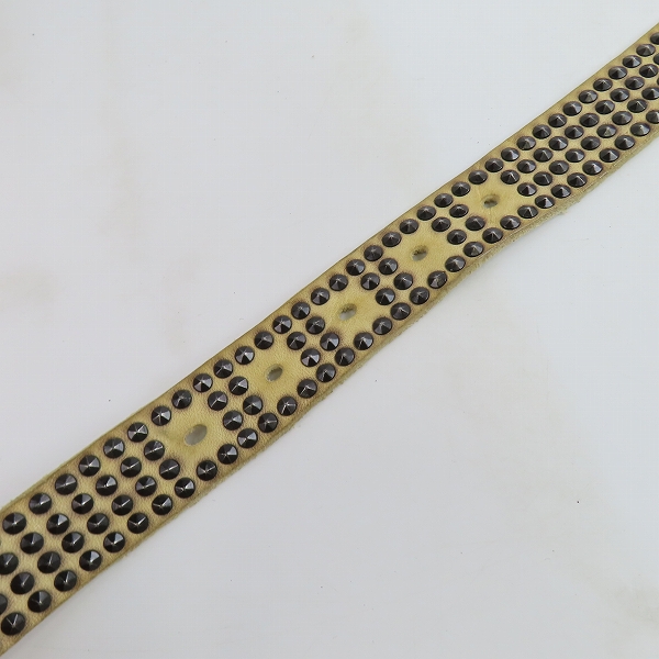 実際に弊社で買取させて頂いたHTC/エイチティーシー 4連スタッズ ベルトの画像 6枚目