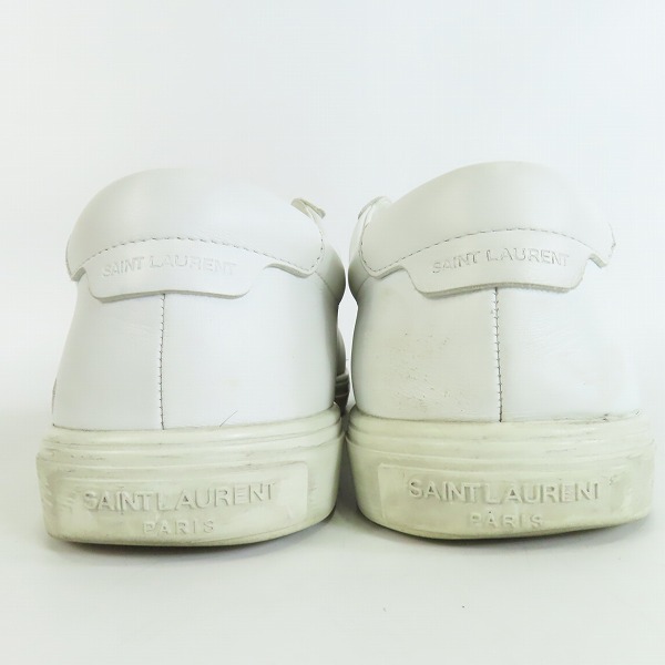実際に弊社で買取させて頂いたSAINT LAURENT/サンローラン ロゴ レザーローカットスニーカー 606833/42の画像 1枚目