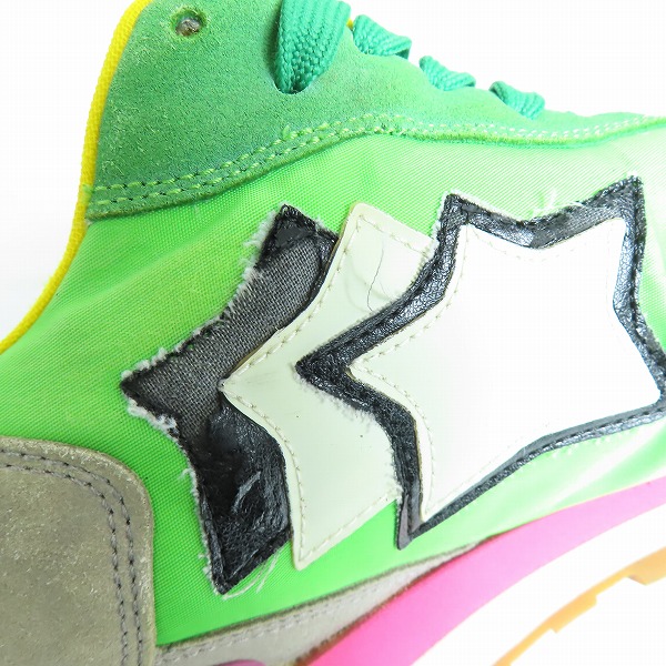実際に弊社で買取させて頂いたATLANTIC STARS/アトランティックスターズ VEGA/ベガ スニーカー グリーン VGV-PR-MBFF/44の画像 6枚目
