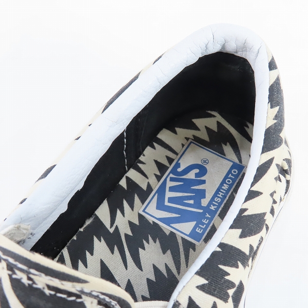 実際に弊社で買取させて頂いたVANS×ELEY KISHIMOTO/バンズ×イーリーキシモト CLASSIC SLIP-ON/クラシックスリッポン 29の画像 4枚目