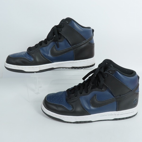 実際に弊社で買取させて頂いたNIKE×FRAGMENT DESIGN/ナイキ×フラグメントデザイン DUNK HI/ダンク ハイ ミッドナイトネイビー DJ0383-400/27.5の画像 3枚目
