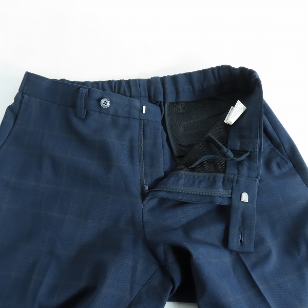 実際に弊社で買取させて頂いたTOMORROWLAND/トゥモローランド ウールチェック柄スラックスパンツ WS019CU/Sの画像 2枚目