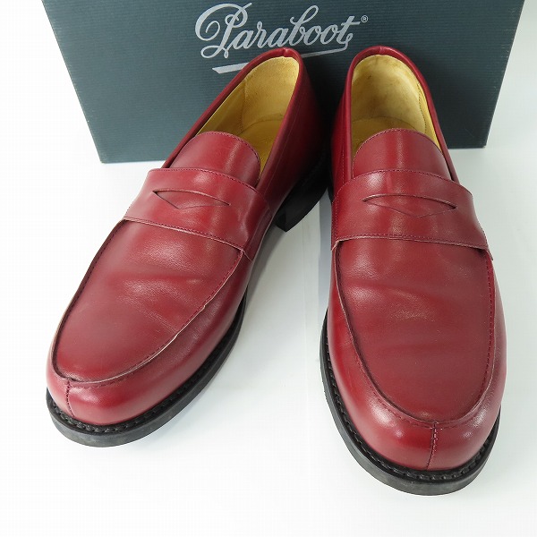 実際に弊社で買取させて頂いたParaboot/パラブーツ ADONIS/GALAXY FINE NOIRE-LIS アドニス コインローファー/シューズ 135114 8