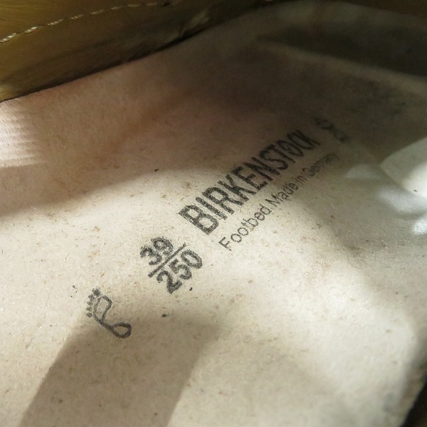 実際に弊社で買取させて頂いたBIRKENSTOCK/ビルケンシュトック ブラウン レザーシューズ 25の画像 5枚目