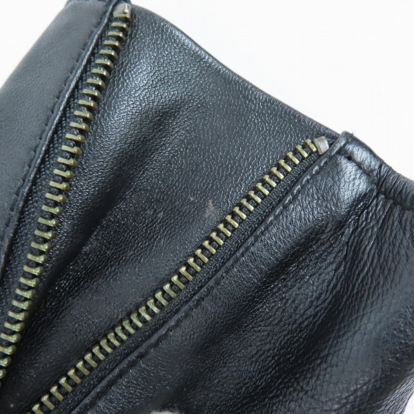 実際に弊社で買取させて頂いたURBAN RESEARCH/アーバンリサーチ レザー ダブルライダースジャケット/38の画像 6枚目