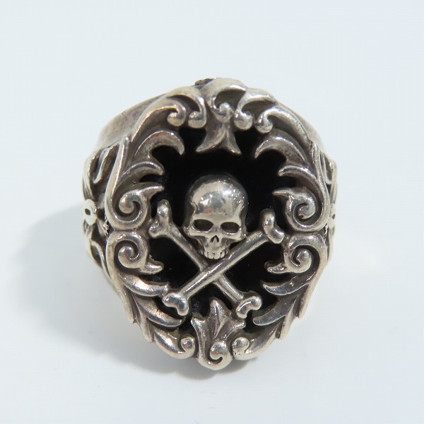 実際に弊社で買取させて頂いたJustin Davis/ジャスティンデイビス Jungle Skull Ring/ジャングルスカルリング SRJ521/19.5-20号の画像 1枚目