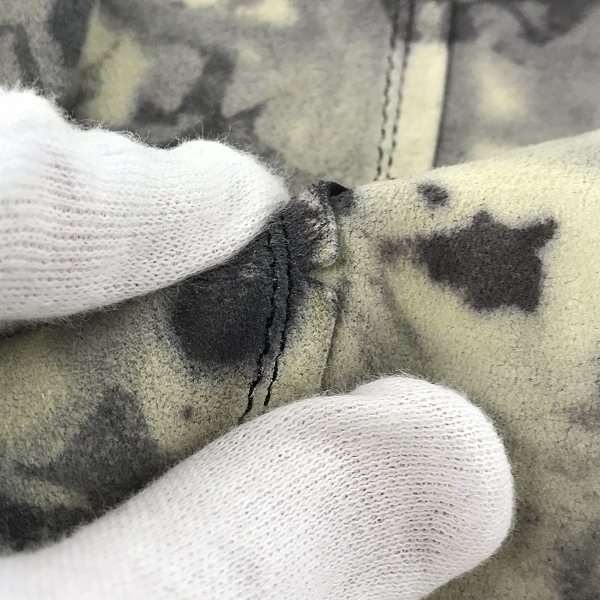 実際に弊社で買取させて頂いたISAMUKATAYAMA BACKLASH/バックラッシュ シンチバック 絞り染め シープレザーベスト 1124-01 Mの画像 6枚目