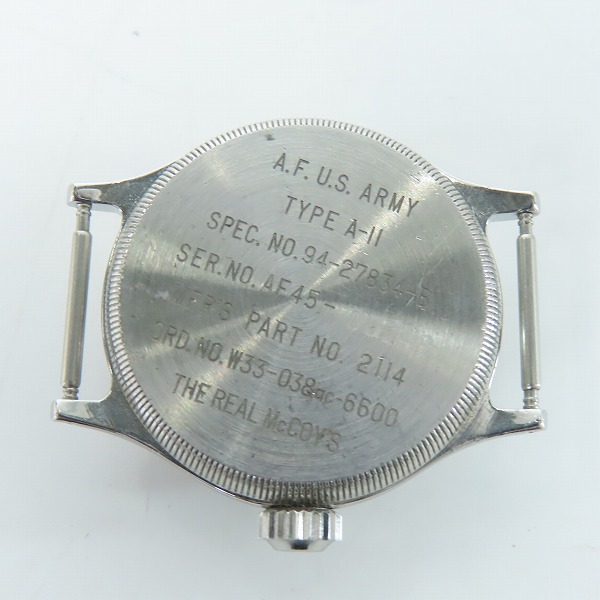 実際に弊社で買取させて頂いた【難あり】THE REAL McCOY'S/リアルマッコイズ A-11 ナビゲーションウォッチ 腕時計の画像 2枚目