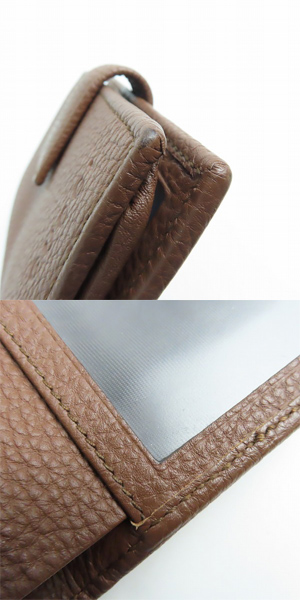 実際に弊社で買取させて頂いたGUCCI/グッチ インター レザー 二つ折り 財布 の画像 9枚目