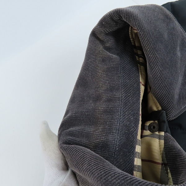 実際に弊社で買取させて頂いたBURBERRY LONDON/バーバリーロンドン キルティングブルゾン/160Aの画像 7枚目