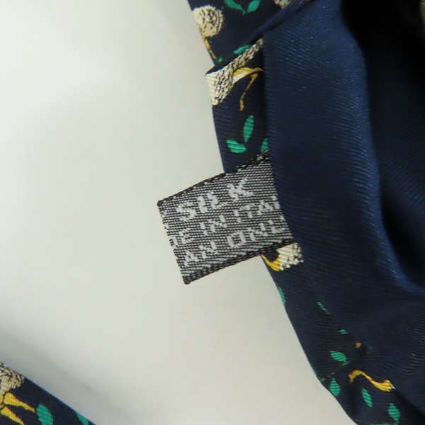 実際に弊社で買取させて頂いたHUNTING WORLD/ハンティングワールド ダチョウ総柄 ネクタイの画像 6枚目