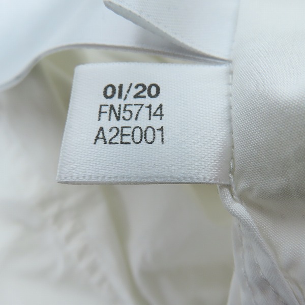 実際に弊社で買取させて頂いたY-3/ワイスリー ヨウジヤマモト×アディダス 20SS M SWM WOVEN POLO ハーフジップシャツ FN5714 Mの画像 5枚目