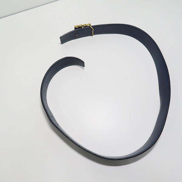 実際に弊社で買取させて頂いたLOEWE/ロエベ アナグラム ベルト リバーシブル 85/34 131829の画像 8枚目