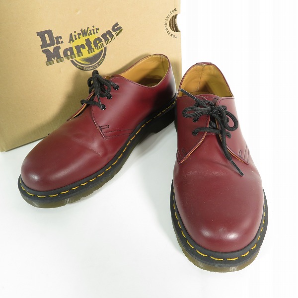 実際に弊社で買取させて頂いたDr.Martens/ドクターマーチン 3EYE SHOE/3ホールブーツ 1461 チェリーレッド 11838600 UK8