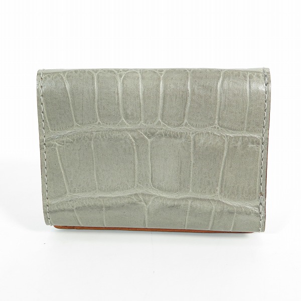 実際に弊社で買取させて頂いたFelisi/フェリージ クロコダイル型押し ミニウォレット 1031の画像 1枚目
