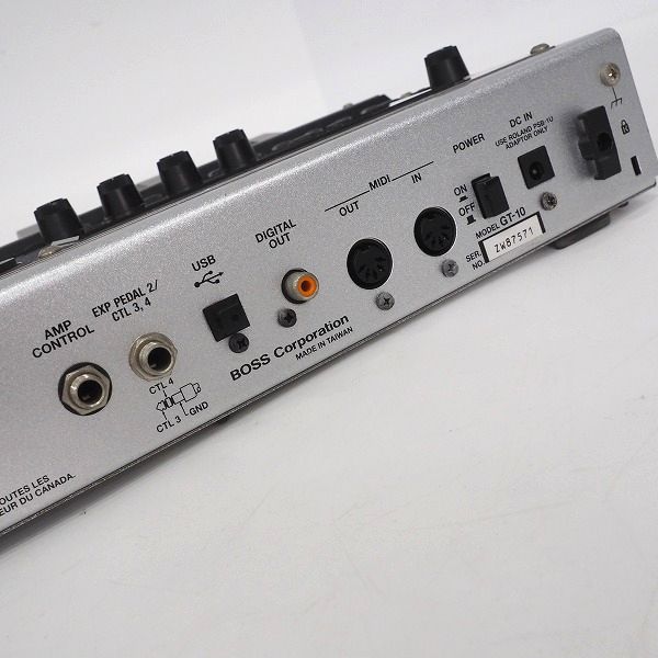 実際に弊社で買取させて頂いた★【動作未確認】BOSS/ボス GT-10 Guitar Effects Processor ギター用 マルチエフェクターの画像 6枚目
