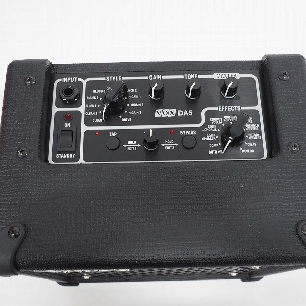 実際に弊社で買取させて頂いたVOX/ヴォックス DA5 ギター コンボアンプ 電池駆動可能【動作確認済】の画像 2枚目
