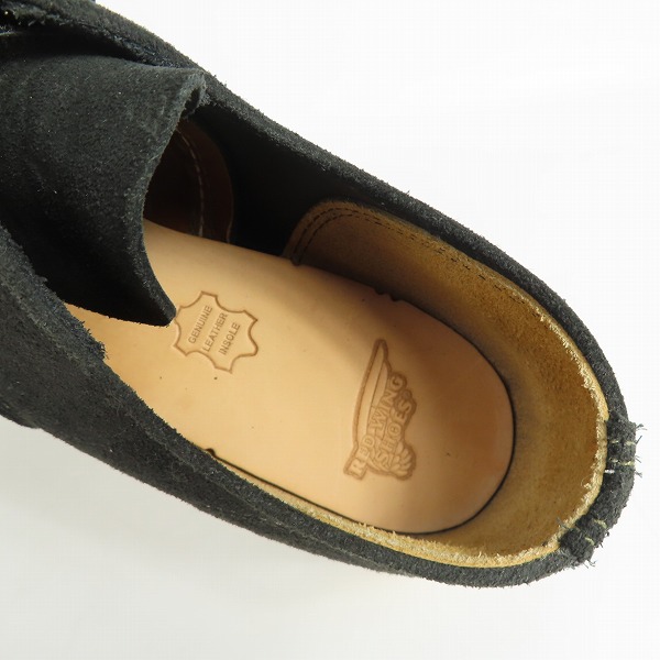 実際に弊社で買取させて頂いたRED WING/レッドウィング SHIPS別注 スエード アイリッシュセッター オックスフォード 9893/8.5の画像 4枚目