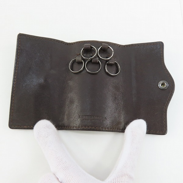 実際に弊社で買取させて頂いたBOTTEGA VENETA/ボッテガヴェネタ レザーキーケースの画像 3枚目