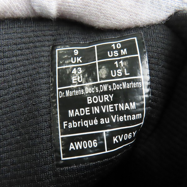 実際に弊社で買取させて頂いたDr.Martens/ドクターマーチン BOURY 8 タイ ブーツ UK9の画像 5枚目