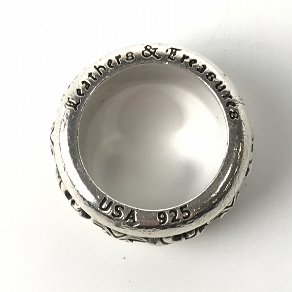 実際に弊社で買取させて頂いた【ギャラ付き】LEATHERS AND TREASURES/レザーズアンドトレジャーズ フレアデリーフローレンティンリボルバーリング/14.5号の画像 6枚目