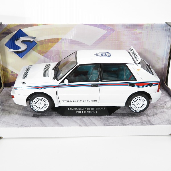 実際に弊社で買取させて頂いたSolido/ソリド 1/18 LANCIA DELTA HF INTEGRALE EVO 1 MARTINI 6 1992/ランチアデルタ HF インテグラーレ マルティニ6 ミニカーの画像 1枚目
