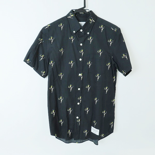 実際に弊社で買取させて頂いたWACKO MARIA/ワコマリア Bunny girl S/S Shirt/バニーガール 半袖 総柄 シャツ/M