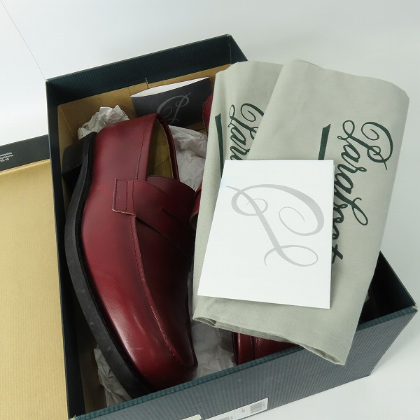 実際に弊社で買取させて頂いたParaboot/パラブーツ ADONIS/GALAXY FINE NOIRE-LIS アドニス コインローファー/シューズ 135114 8の画像 8枚目