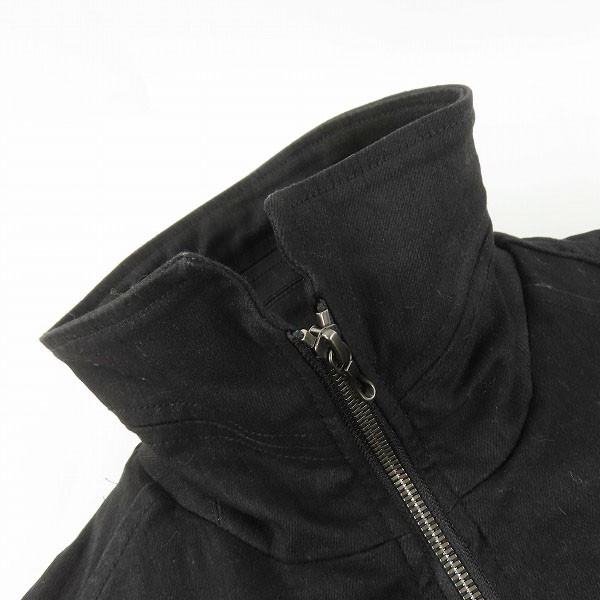 実際に弊社で買取させて頂いたJULIUS/ユリウス 21AW ジャットネック デニムブルゾン 757BLM11-BK/2の画像 5枚目