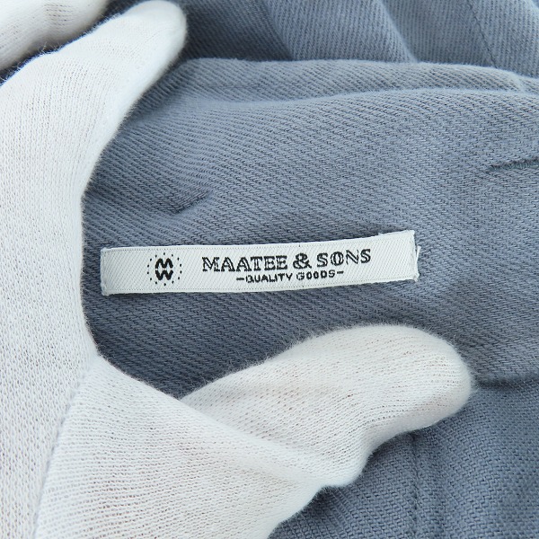 実際に弊社で買取させて頂いたMAATEE&SONS/マーティーアンドサンズ CHEAP CHINO チノパンツ MT3303-0206A/1の画像 2枚目