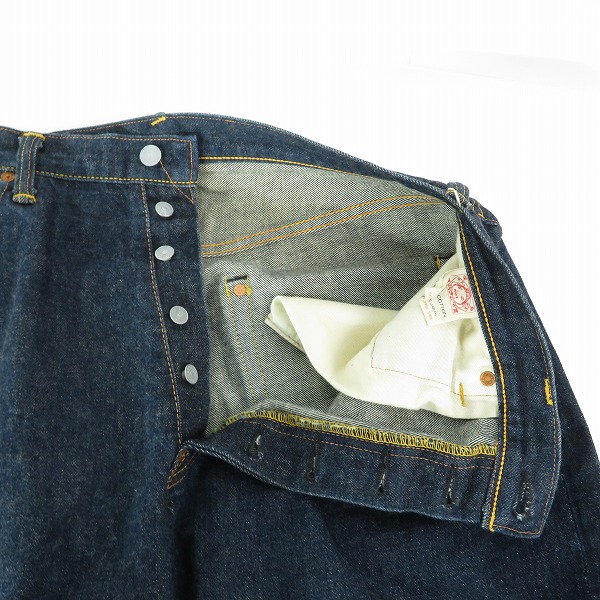 実際に弊社で買取させて頂いたEVISU/エヴィス Lot.2001 NO.2 白カモメ デニムパンツ/ジーンズ/36×35の画像 5枚目