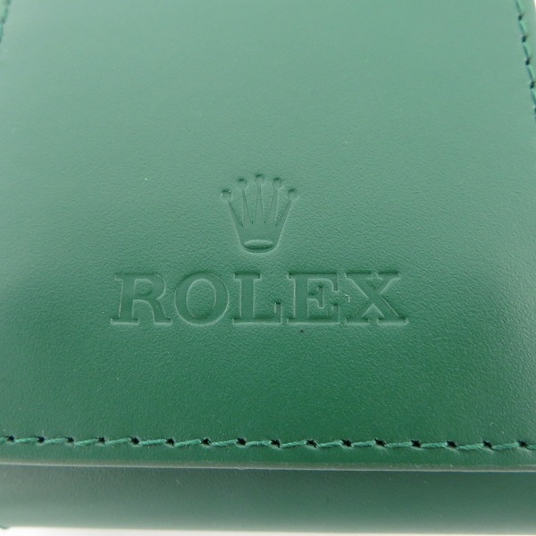 実際に弊社で買取させて頂いたROLEX/ロレックス 時計用携帯ケース ウォッチケース グリーン  ショッパー付の画像 3枚目