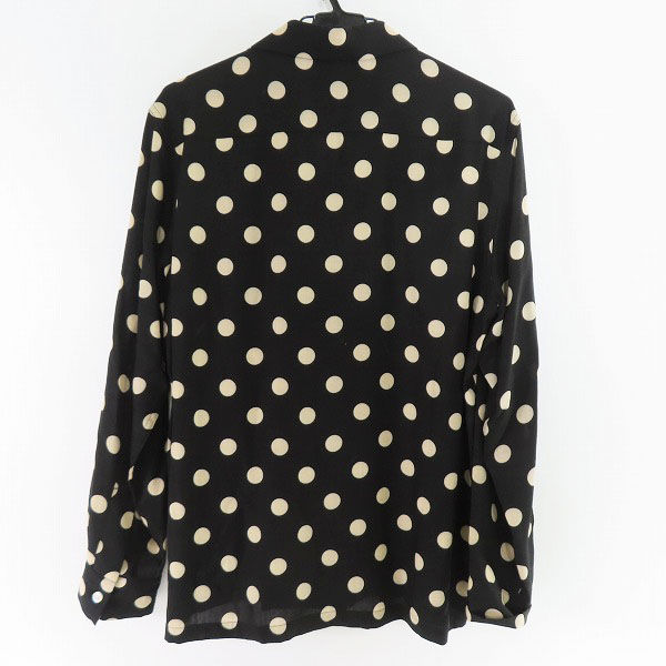 実際に弊社で買取させて頂いたWACKO MARIA /ワコマリア DOTS HAWAIIAN SHIRT L S/レーヨン ドット 長袖シャツ/Mの画像 1枚目