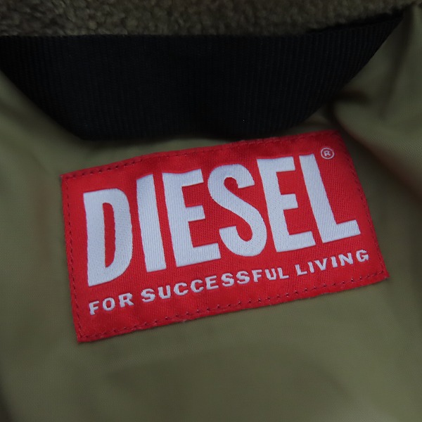 実際に弊社で買取させて頂いたDIESEL/ディーゼル 中綿ジャケット W-ROLFFUS/48の画像 2枚目