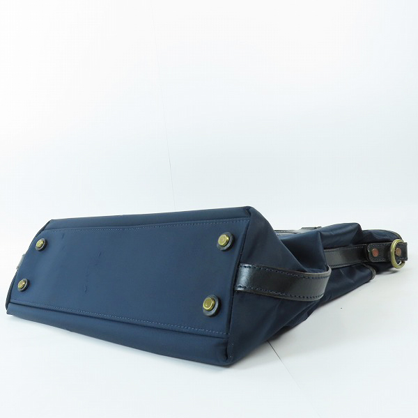 実際に弊社で買取させて頂いたGANZO/ガンゾ 2WAY レザー/ナイロン ビジネスバッグ/ショルダーバッグの画像 2枚目