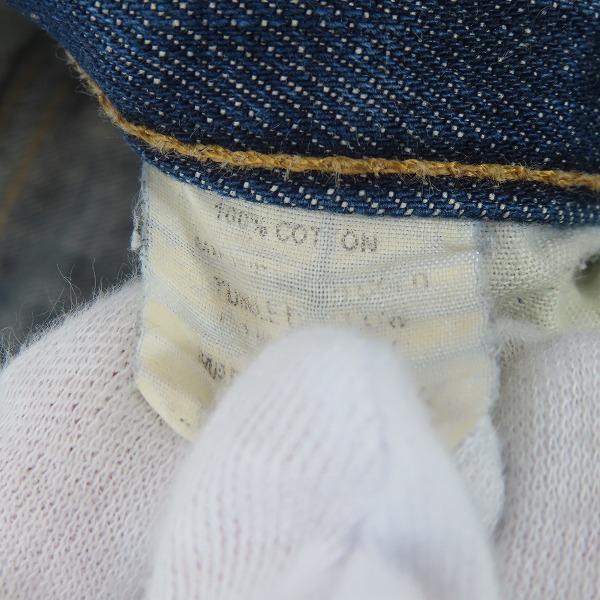 実際に弊社で買取させて頂いたTHE CRIMIE/クライミー デニムパンツ インディゴ/32の画像 5枚目