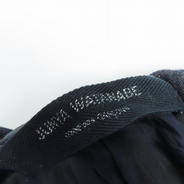 実際に弊社で買取させて頂いたJUNYA WATANABE COMME des GARCONS/コムデギャルソン AD2004 デニム Pコート ジャケット JN-C010の画像 2枚目