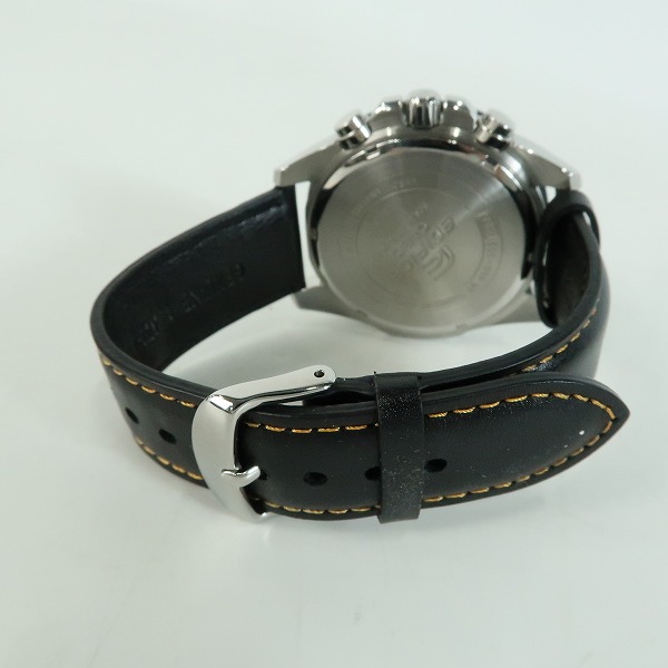 実際に弊社で買取させて頂いたCASIO/カシオ EDIFICE エディフィス ソーラー  腕時計 EQS-910L-1Aの画像 2枚目