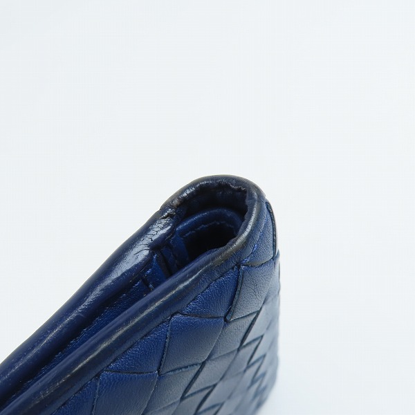 実際に弊社で買取させて頂いたBOTTEGA VENETA/ボッテガヴェネタ イントレチャート 二つ折り財布/ウォレットの画像 9枚目