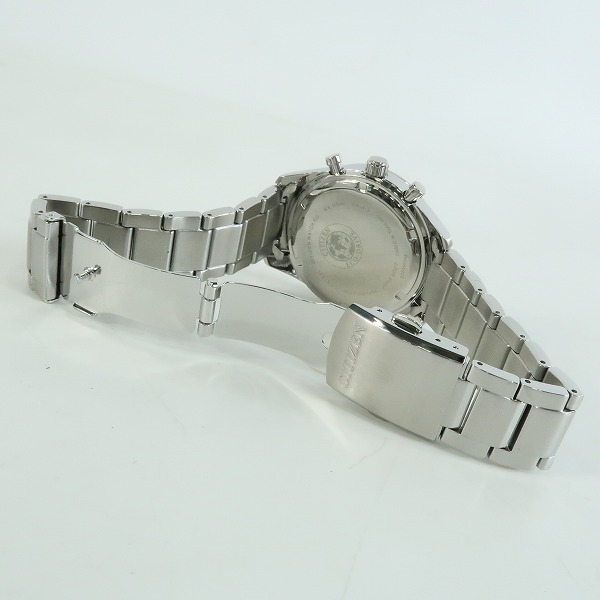 実際に弊社で買取させて頂いた【保証期間内】CITIZEN/シチズン Eco-Drive/エコドライブ クロノグラフ 腕時計 AT239058Eの画像 3枚目