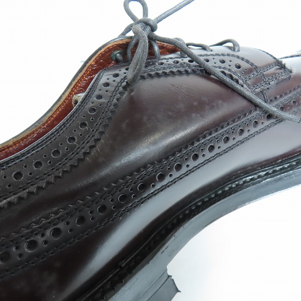 実際に弊社で買取させて頂いたREGAL × VAN JAC/リーガル × ヴァンジャケット ウィングチップ シューズ 24.5EEの画像 7枚目