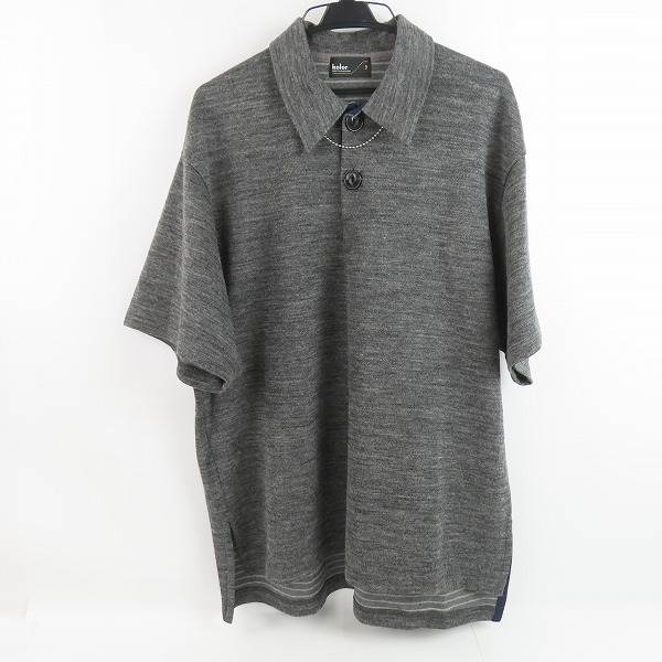 実際に弊社で買取させて頂いたkolor/カラー 20AW 半袖ポロシャツ チェーン付き 20WCM-T08206/3