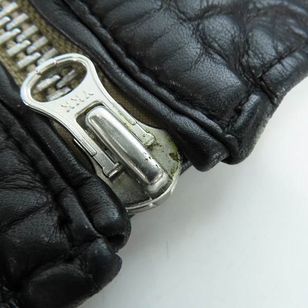 実際に弊社で買取させて頂いたnano universe/ナノユニバース シングル レザー ライダースジャケットの画像 5枚目