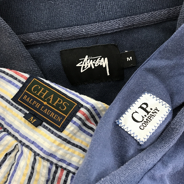 実際に弊社で買取させて頂いた【おまとめ】ラルフローレン/ステューシー/シーピーカンパニー 他 Tシャツ/シャツ/カットソー 等