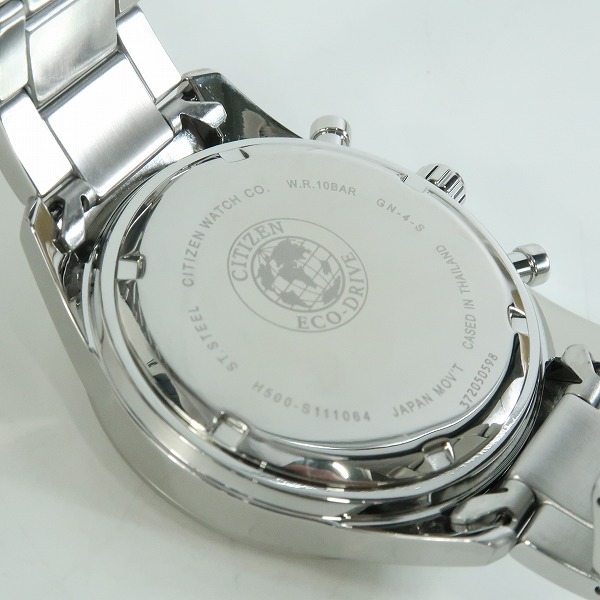 実際に弊社で買取させて頂いた【保証期間内】CITIZEN/シチズン Eco-Drive/エコドライブ クロノグラフ 腕時計 AT239058Eの画像 4枚目
