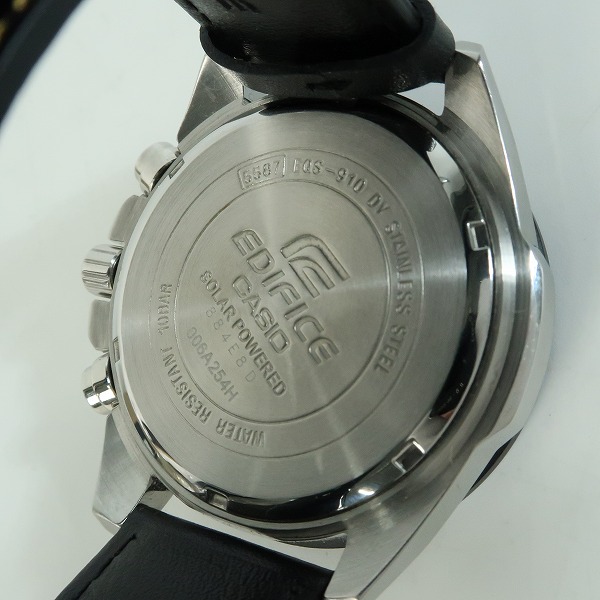 実際に弊社で買取させて頂いたCASIO/カシオ EDIFICE エディフィス ソーラー  腕時計 EQS-910L-1Aの画像 3枚目