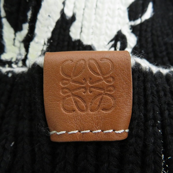 実際に弊社で買取させて頂いたLOEWE × Joe Brainard/ロエベ × ジョー ブレイナード 21-22AW プリント ニット キャップの画像 8枚目