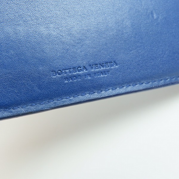 実際に弊社で買取させて頂いたBOTTEGA VENETA/ボッテガヴェネタ イントレチャート 二つ折り財布/ウォレットの画像 4枚目