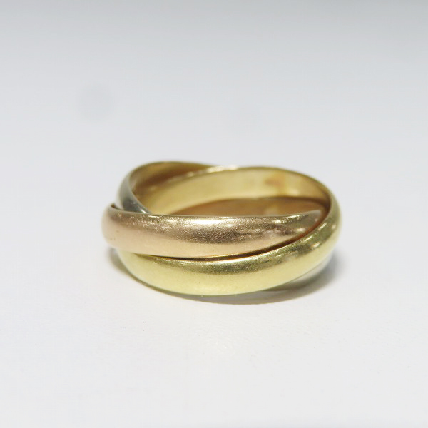 実際に弊社で買取させて頂いたCartier/カルティエ トリニティ リング/指輪 750/K18PG/YG/WG 49/12-13号の画像 2枚目